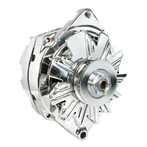 DB Electrical ADR0242-C 110 Amp Chrome Alternator Compatible with/Replacement for Chevy GM 12SI One-Wire 1965-1985