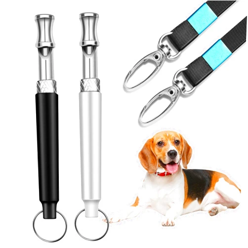 Worficrd Dog Whistle 2 Packs, Dog Whistle to Stop Barking Neighbors Dog, Adjustable Ultrasonic Silent Dog Whistle, Dog Training Whistles
