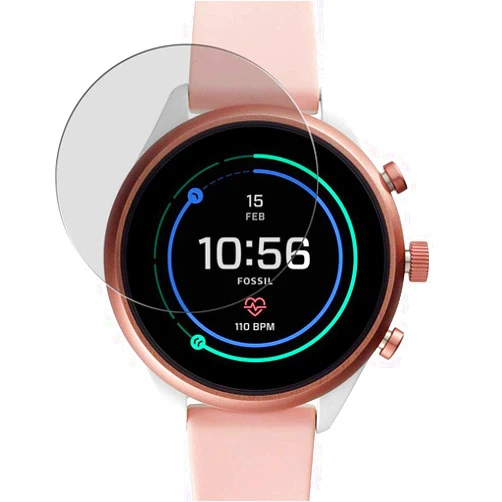 Puccy Privacy Screen Protector Film, compatible with FOSSIL Smartwatch FTW6022 Anti Spy TPU Guard （ Not Tempered Glass Protectors ）