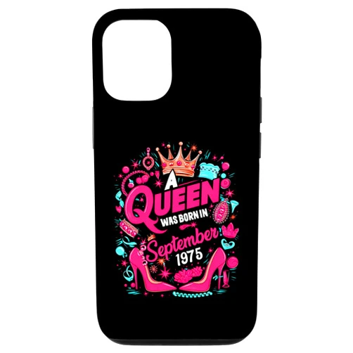 Queen Since September 1975 September girl women iPhone 13 A Queen Was Born In September 1975 September Birthday Girl Case