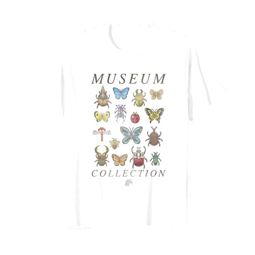 Animal Crossing Bugs Museum Collection Short Sleeve T-Shirt