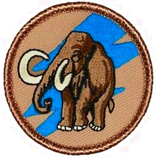 LLS Smile Sticker Patch Electric Mammoth Embroidered Applique Iron On Patches Logo Emblem for Superb Style Caps Bags Jackets Backpacks Accessories