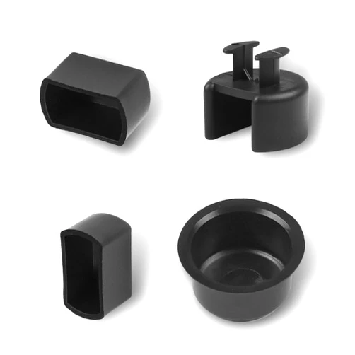 Taluoka Pack-4 Car Tailgate Hinge Pivot Bushing Kit, Multi-spec Plug-in Shock Absorption Protection for Left Right Bed and Door Side, Compatible with Dodge Ram and Ford F Series (Black)