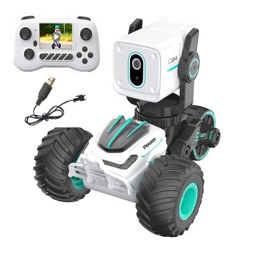 Roadoor RC Truck with 720P HD Camera, Off-Road Remote Control Truck High Speed RC Vehicle Toy for Toddlers Kids White