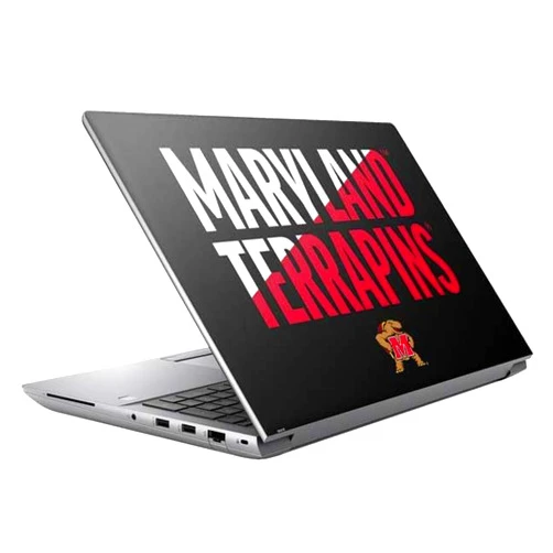 Skinit Decal Laptop skin compatible with HP ZBook Fury 16 G10 - Officially Licensed University of Maryland Terrapins Athletic Marks Design
