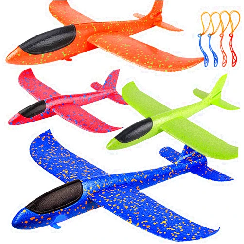 BooTaa 4 Pack Airplane Toys, Upgrade 17.5