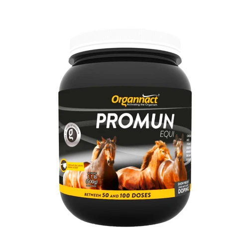 Organnact Promun Equi - Nutritional Support for Horses - Enhances Immune Function, Gut Health, and Antioxidant Protection - Non-Doping, Excellent Palatability - 1.1 Lbs