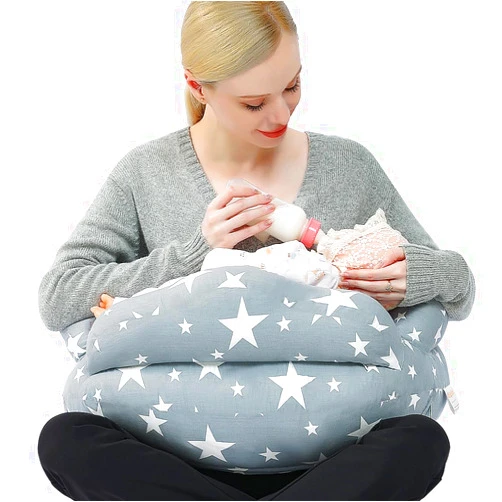 Chilling Home Nursing Pillow for Breastfeeding, Adjustable Nursing Pillow Breast Feeding Pillow Bottle Feeding More Support for Mom and Baby, Breastfeeding Essentials for Newborn,Removable Cover
