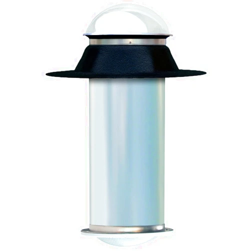 Natural Light 13 Inch Tubular Skylight Kit for Flat Roof with Instructions and 25 Year Warranty