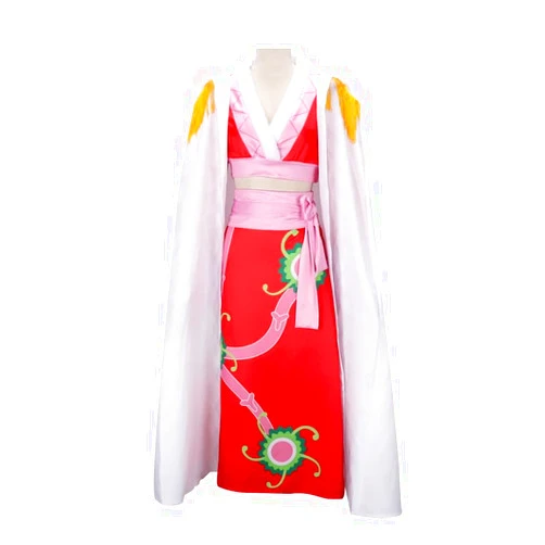 ManMeixiu Pirate King Cos Hancock Snake Queen Red Cheongsam Set Performance Costume Cosplay Anime Costume