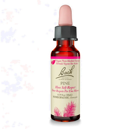 Bach Flower Remedies Bach Original Flower Remedies, Pine (Non-Alcohol Formula) - Have Self-Respect - Natural Homeopathic Flower Essence for Emotional Balance - Vegan, Gluten Free, Sugar Free - 10mL Dropper