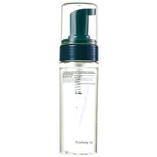 Pyunkang Yul Calming Low pH Foaming Cleanser | Daily Face Wash & Makeup Remover with Tea Tree, Centella Asiatica, 5 Hyaluronic Acids that Removes Dead Skin Cells, Hydrates Skin - 150ml 5.07 Fl.Oz.