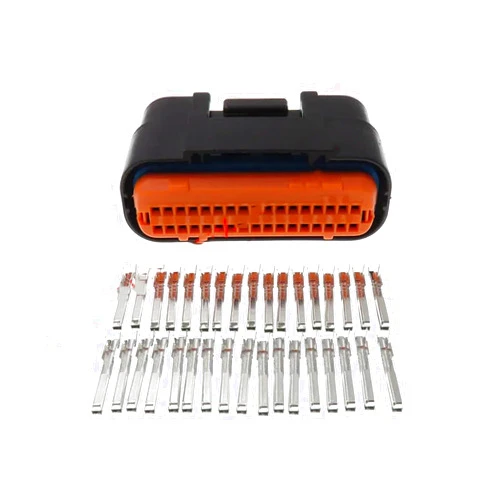 BTYSEQ 34 Pin Jae MX23A34SF1 Waterproof Automotive Plug Connector For Motorbike ECU(2 Sets)