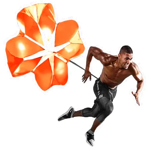 EastyGold Running Speed Chute Resistance Parachute 56 inch Powerchute Umbrella Training Sprint Power Soccer Trainer for Runner, Football, Soccer Drilling