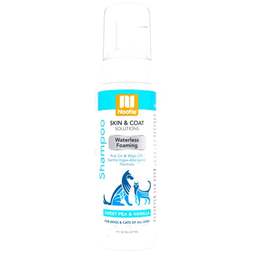 Nootie - Pet Waterless Foaming Shampoo for Sensitive Skin - No Rinse - Gentle Hypo-Allergenic Formula - Cleans & Conditions