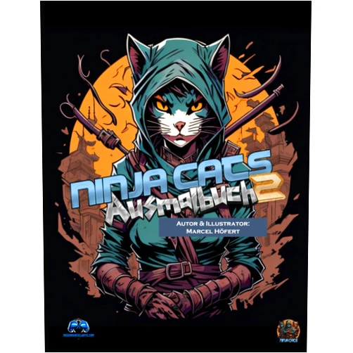 Marcel Höfert Ninja Cats 2 - das Ausmalbuch (German Edition)
