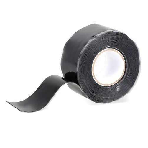 Psyqtsuary Seal Self Fusing Silicone Tape, 1'' Wide 15feet Long Weatherproof Self Fusing Silicone Rubber Sealing Tape, Tape Pipe Rubber Self Amalgamating Tape for Outdoor Emergency Pipeline Repair Cable Bandage