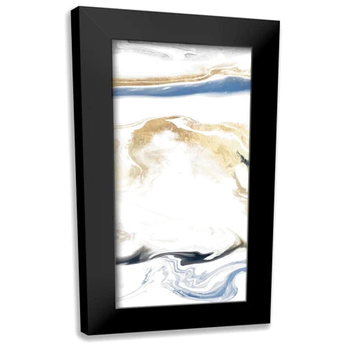 ArtDirect - Isabelle Z 11x18 Black Modern Framed Art Print Titled: Synthesis IV