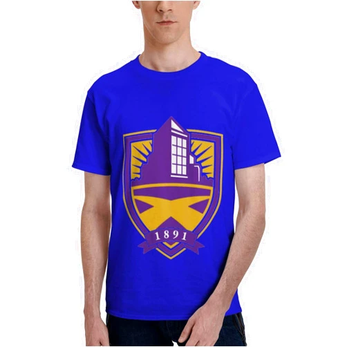 Kgqomcd Hardin-Simmons University Logo Men's T-Shirt, Cotton Short-Sleeved T-Shirt