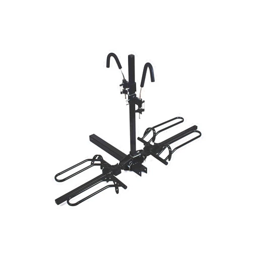 MaxxHaul 50027 Hitch Mount Bike Rack Platform - Style 2-Bike Rack for Cars Trucks SUVs Minivans with Hitch Tightener, Great For E-bikes With Standard Width Tires