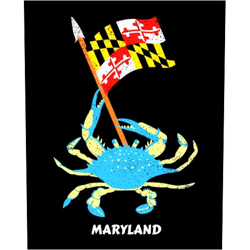 Rhodelia D Price Maryland: Maryland Souvenir Crab Notebook