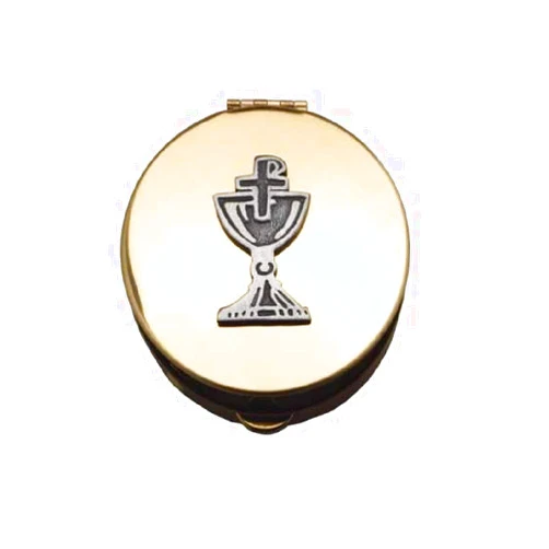 Cathedral Art Chalice PYX Container Gold