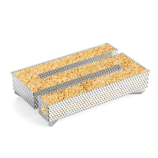 Onlyfire only fire 12 Hours Pellet Maze Smoker Tray, Grill Smoker Box for Hot and Cold Meat, Cheese Smoking, Fits Any Gas Grills, Charcoal Grills or Smokers, 5