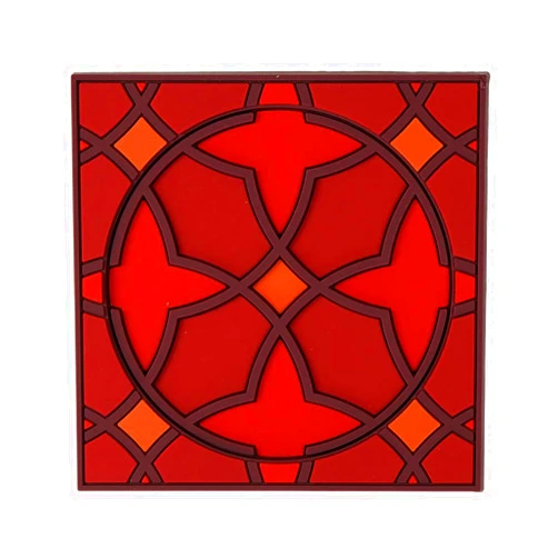 Images d'Orient Images d’ Orient Najma Red Bottle Holder – 4.3” x 4.3” PVC, Washable, Shatterproof, Heat-Resistant Drink & Wine Bottle Protector
