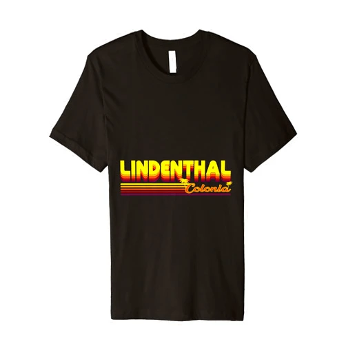 Köln Lindenthal Colonia Retro und Vintage Design Kölner Viertel und kölsches Karneval Veedel Premium T-Shirt