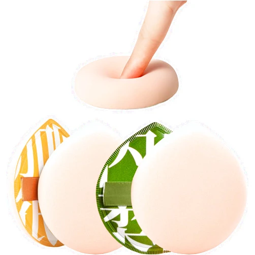 HUIRUSO 2PCS Makeup Sponge, Latex Free Air Cushion Powder Puff, Wet Dry Beauty Blender Sponge for Liquid, Cream, Foundation and Powder