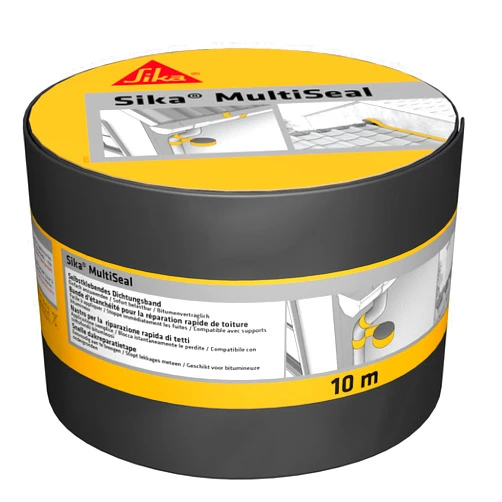 Sika Multiseal, Tear-resistant self-adhesive sealing strip, 100mm x 10m, Gray
