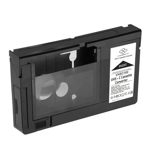 OAWMWAOA Cassette Adapter for Camcorders SVHS VHS-C to VHS, Compatible 12mm, Motorized VHS Cassette Converter (Not Compatible with 8mm / MiniDV / Hi8)
