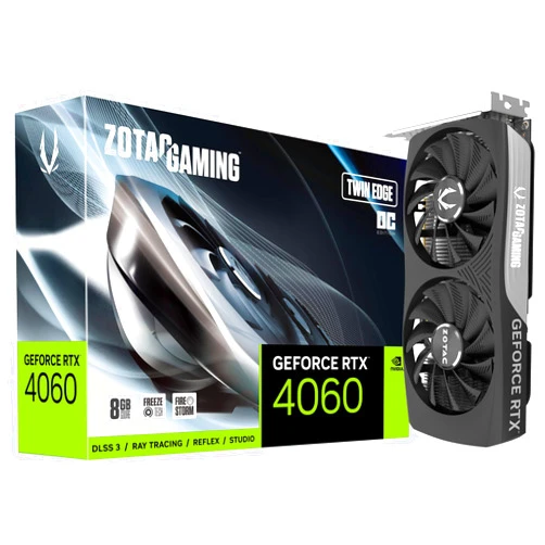 Zotac Gaming GeForce RTX 4060 Twin Edge NVIDIA 8 Go GDDR6