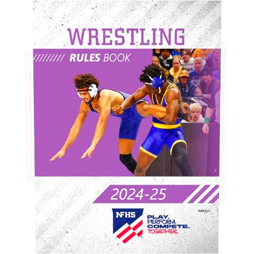 By Dr. Karissa L. Niehoff (Author), Bob Colgate (Editor) 2024 & 2025 NFHS Wrestling Rule Book | Paperback Coach Referee Official