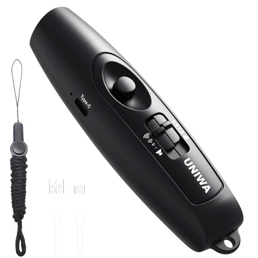 UNIWA Electronic Whistle with USB Charging, 3 Tone & 3 High Volume Hand Emergency Whistle for Referee Coaches Teacher, Outdoor Sport Game Camping Safety Electric Whistle with Lanyard