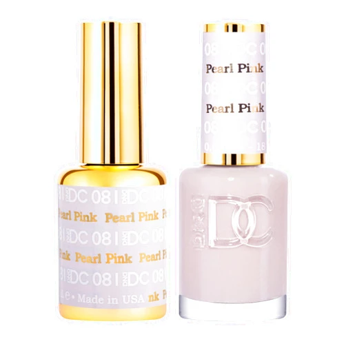 DAISY DND DND Gel Polish Set, White Collection, UV/LED GelPolish and Air Dry Nail Lacquer, Matching Chip-Free Polish Duo, 0.5 Fl Oz Each