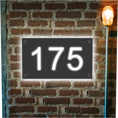 Meilcen Customized House Address Sign, 12