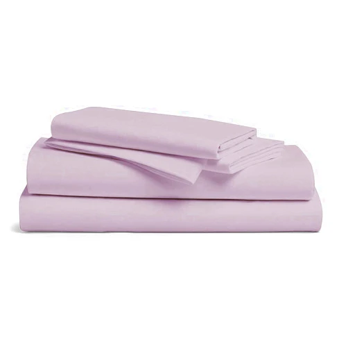 DKS BEDDING 100% Percale Cotton Sheets for Full XL Size Bed - Ultra Soft Breathable,100% GOTS Certified Extra Long Staple, Fits 16