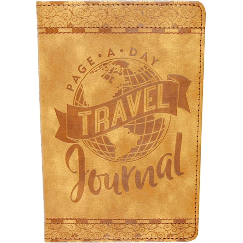 By Inc. Peter Pauper Press (Author) Page-A-Day Artisan Travel Journal (Diary, Vegan Leather Notebook)