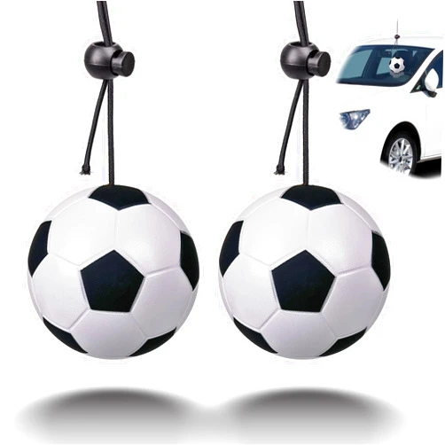 RONGWI 2 Pack Garage Parking Aid,Garage Car Stop Indicator,Garage Parking Assist Stop Ball,Parking Ball Guide System,Double Car Parking Aid with Telescopic Adjustable Length(Soccer Shape)