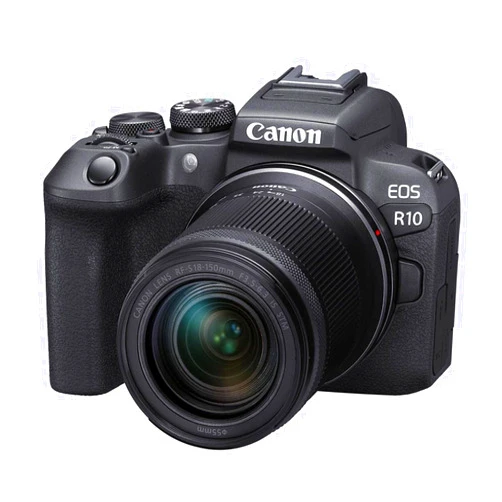Canon EOS R10 RF-S18-150mm F3.5-6.3 IS STM Lens Kit, Mirrorless Vlogging Camera, 24.2 MP, 4K Video, DIGIC X Image Processor, High-Speed Shooting, Subject Tracking, Compact, for Content Creators Black