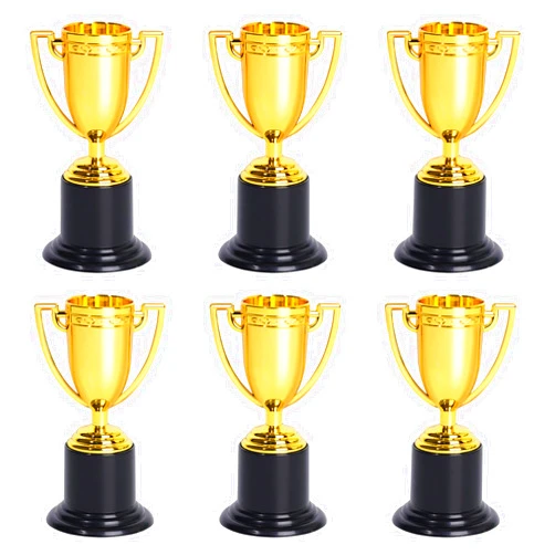 ZZYFGH Mini Gold Award Trophy Cup for Kids and Adults, 4 Inch Plastic Trophies for Sports, Party Favors, Tournaments, Competitions