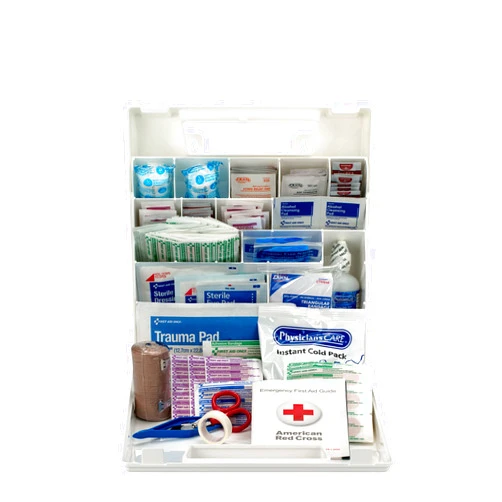 First Aid Only 225-AN 50-Person OSHA-Compliant Emergency First Aid Kit for Office, Home, and Worksites, 195 Pieces
