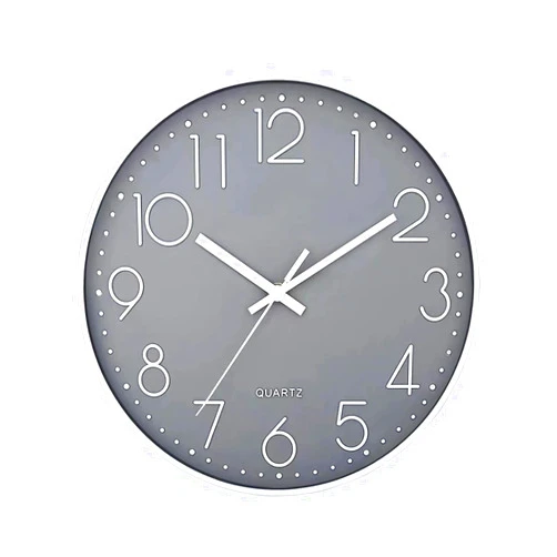 SIN&MI Wall Clock Silent & Non Ticking Modern Quartz Battery Operated Digital Quiet Sweep Office/Home/School/Kitchen Decor Clocks 9 Inch