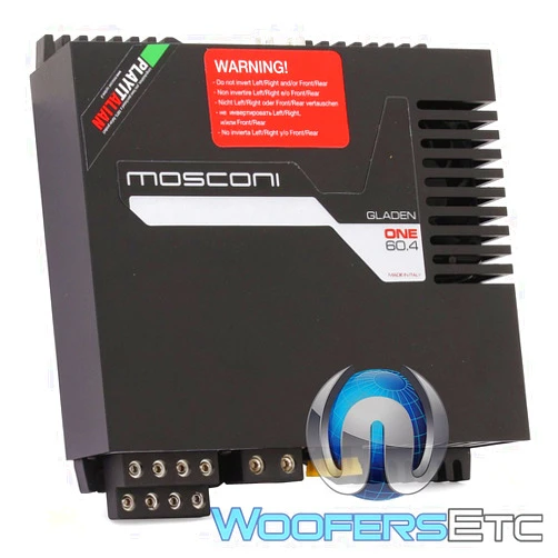 Mosconi ONE 60.4 4-Channel 4 x 60W RMS Amplifier