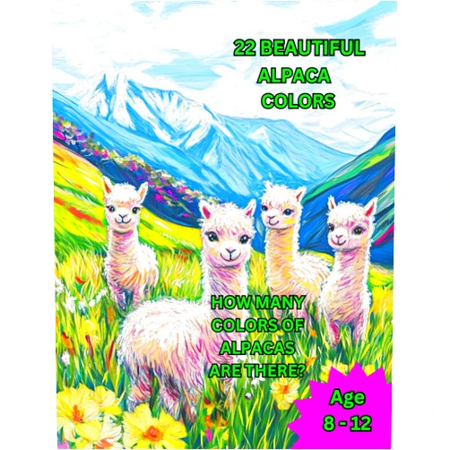 By Sparrow JB (Author) 22 BEAUTIFUL ALPACA COLORS: HOW MANY COLORS OF ALPACAS ARE THERE? (Color Alpaca Book Series)