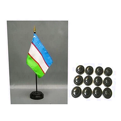 World Flags Direct Made in the USA!! Box of 12 Uzbekistan 4