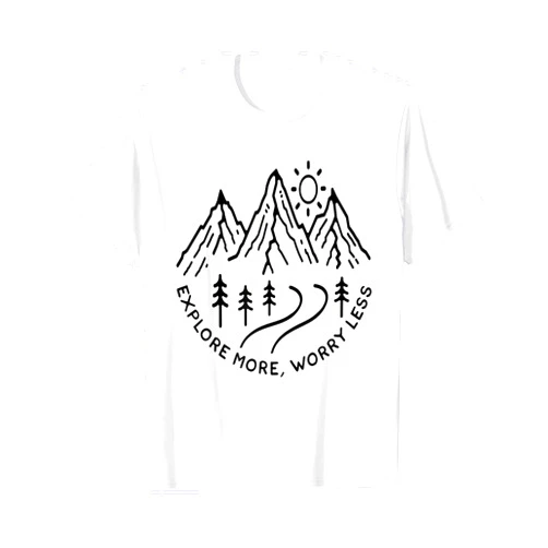 Hiking Camping & Outdoor Travel Adventure Apparel Hiking Camping Mountain Travel Adventure - Vanlife Road Trip T-Shirt
