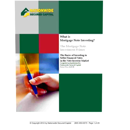 By Nationwide Secured Capital (Author) Format: Kindle Edition The Note Investor Primer: How To Buy Mortgage Notes And Make a Secured Profit