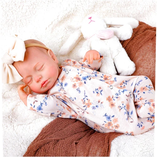 BABESIDE Lifelike Reborn Baby Dolls - 20 Inch-Soft Body Realistic-Newborn Baby Dolls Sleeping Girl Real Life Dolls with Clothes and Toy Accessories Gift for Kids Age 3+